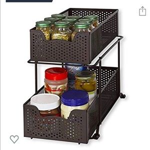 2 tier basket drawers NWT